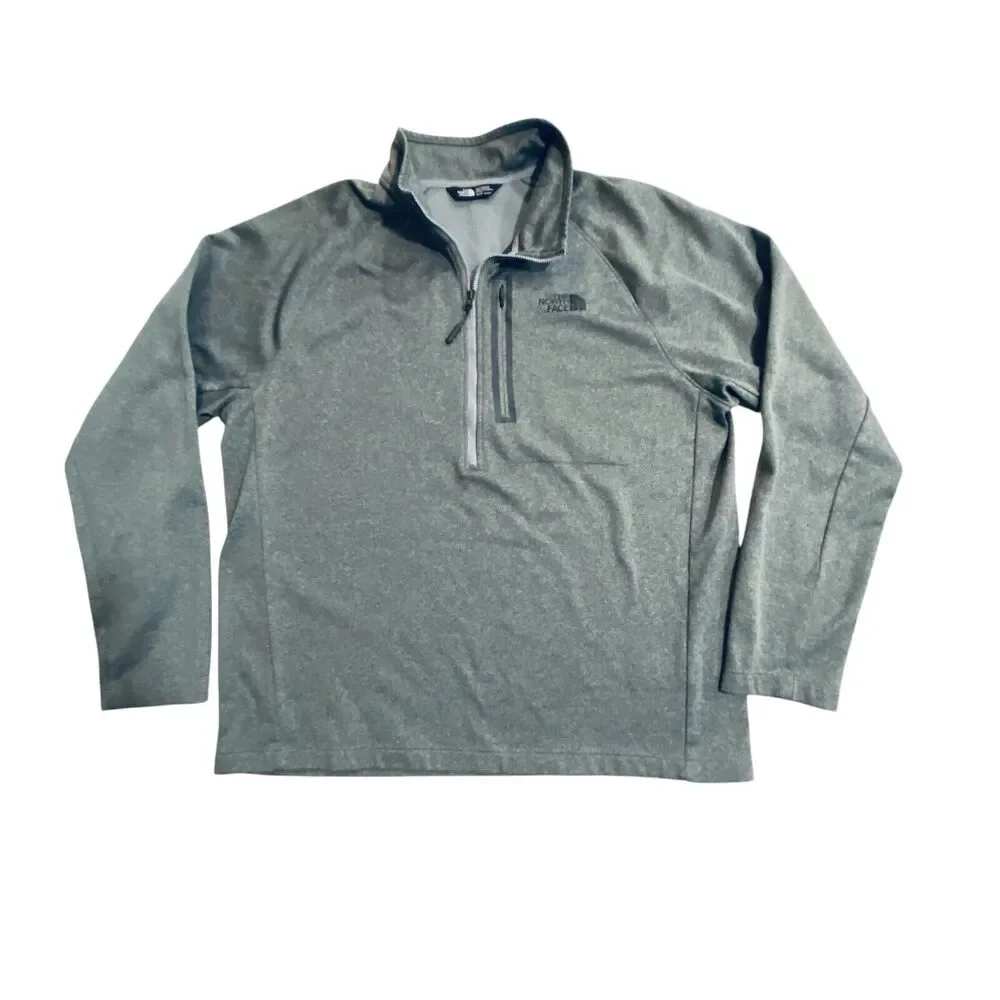 The North Face Mens 1/4 Zip Pullover Jacket Size XL Outdoor Hike Trail Pocket
